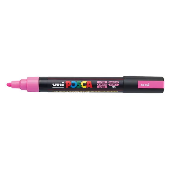 Nyhet i sortimentet | Posca PC-5M Fluorescent pink 756 (1,8-2,5 mm)