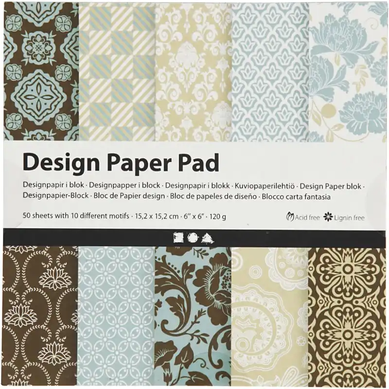 Efterfrågad - Designpappersblock