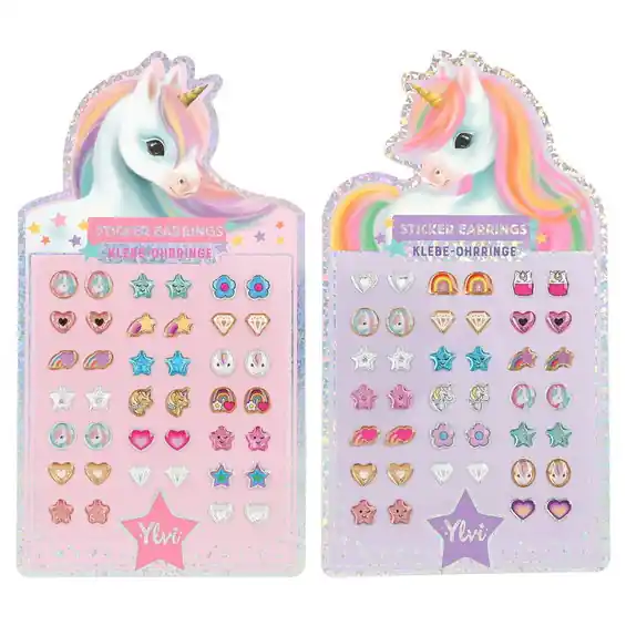 Ylvi självhäftande örhängen (2×20) Unicorn, pris per ark, säljs assorterat online | Nyinkommet