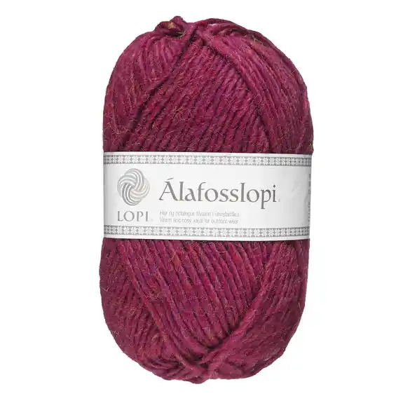 Garn Istex Alafosslopi 100g fuchsia – 9969 Fuchsia heather | Prissänkt