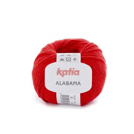 Enkel beställning - Garn Alabama 50g röd