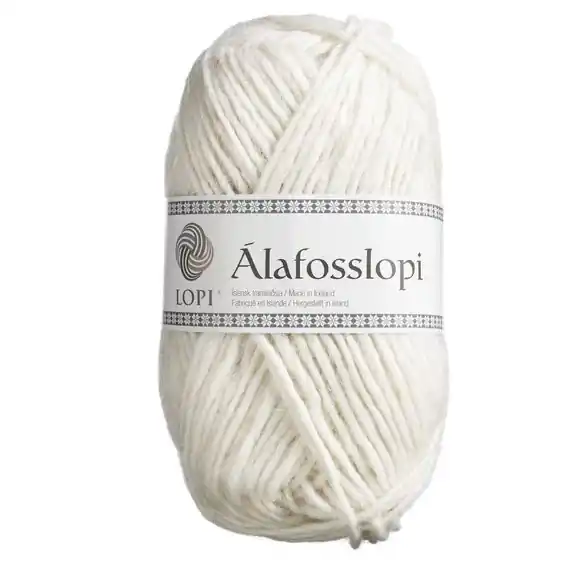 Garn Istex Alafosslopi 100g vit – 0051 White | Riktigt fynd