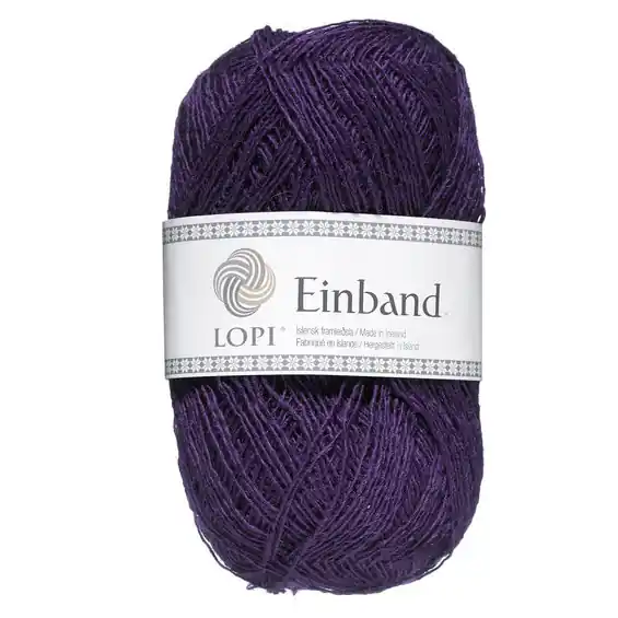 Garn Istex Einband 50g lila – Plum 9132 | Så länge lagret räcker