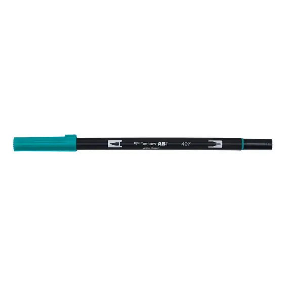 Köp online - Penselpenna Tombow ABT Dual Brush Pen Tiki Teal 407