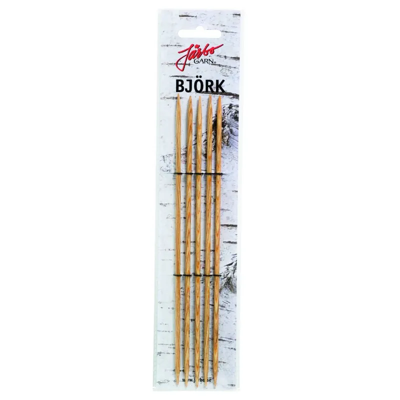 Handla nu - Strumpstickor Björk - 20cm (2,5-8 mm flera valmöjligheter)