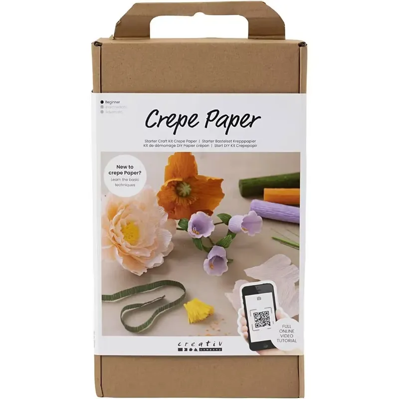 Start DIY kit kräppapper - Blombukett | Kanonpris